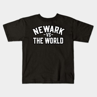 Represent Your Newark Pride with our 'Newark vs The World' Kids T-Shirt